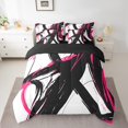 thumbnail image 2 of Erosebridal Adults Geometry Bedding Full Size, Minimalst Splash Bedding Sets Full Size, Modern Fashion Decor, Reversible 7pcs, 2 of 5