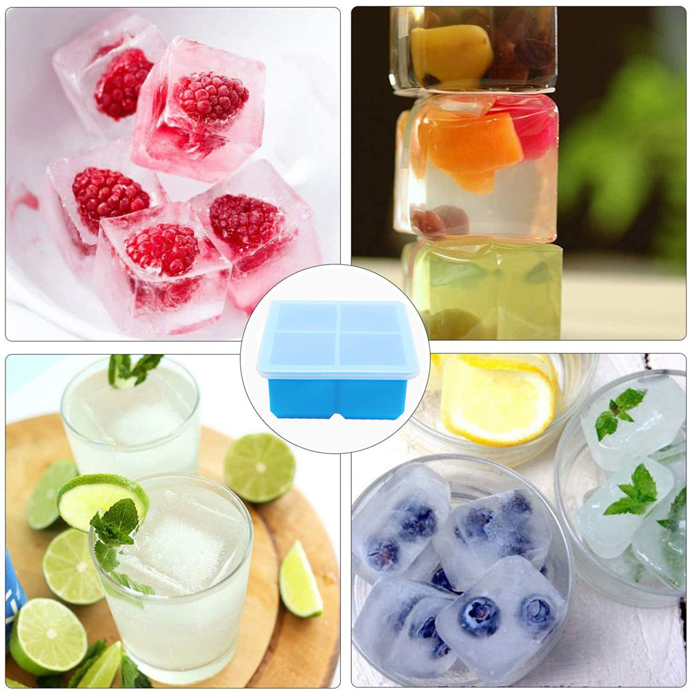 Bloc Alimentaire Pour Congélateur - Récipient Silicone, Forme Verticale, 6 Compartiments, Empilable - Idéal Soupes, Sauces, Conservation