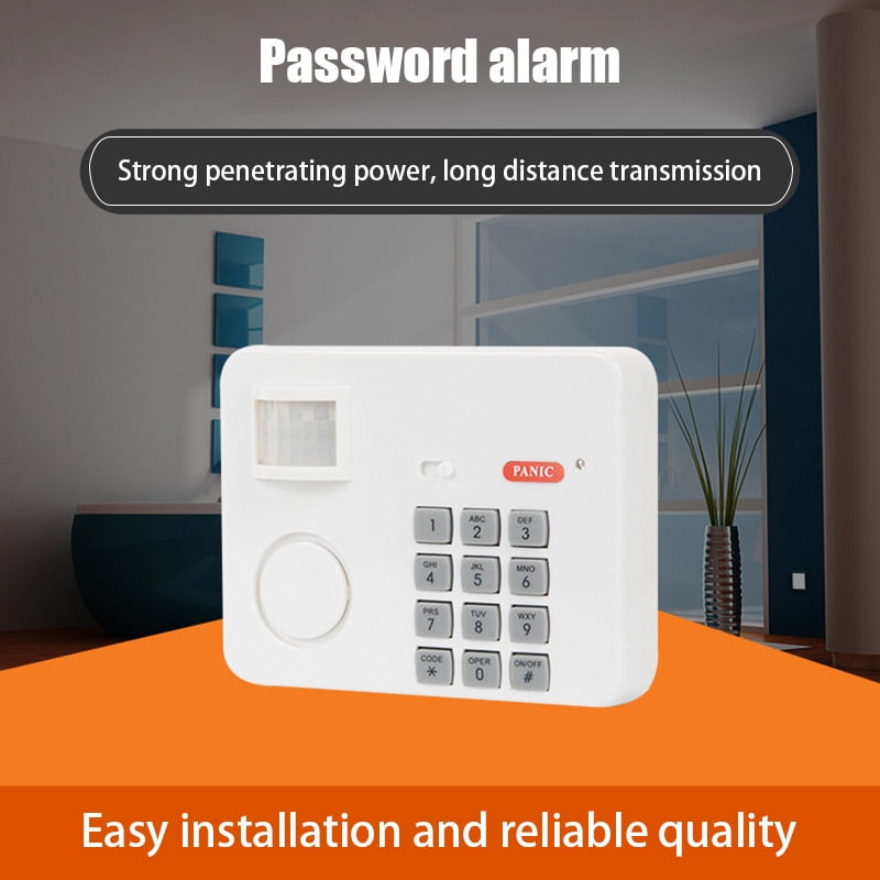 Wireless Motion Sensor Alarm Alert Security System Keypad PIR Home Garage Shed 