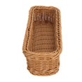 thumbnail image 3 of Tableware Storage Basket, Sturdy Beautiful Appearance Tableware Holder, Washable High Temperature Resistant For Storing Forks, Spoons Restaurant, Hotel And Home Coffee Color L Size, 3 of 8