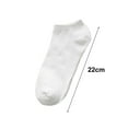 thumbnail image 6 of Waroomhouse 5 Pairs Simple Unisex Ankle Socks Women Men Low Cut Short Socks Anti-slid Athletic Running Casual Invisible Liner Socks, 6 of 8