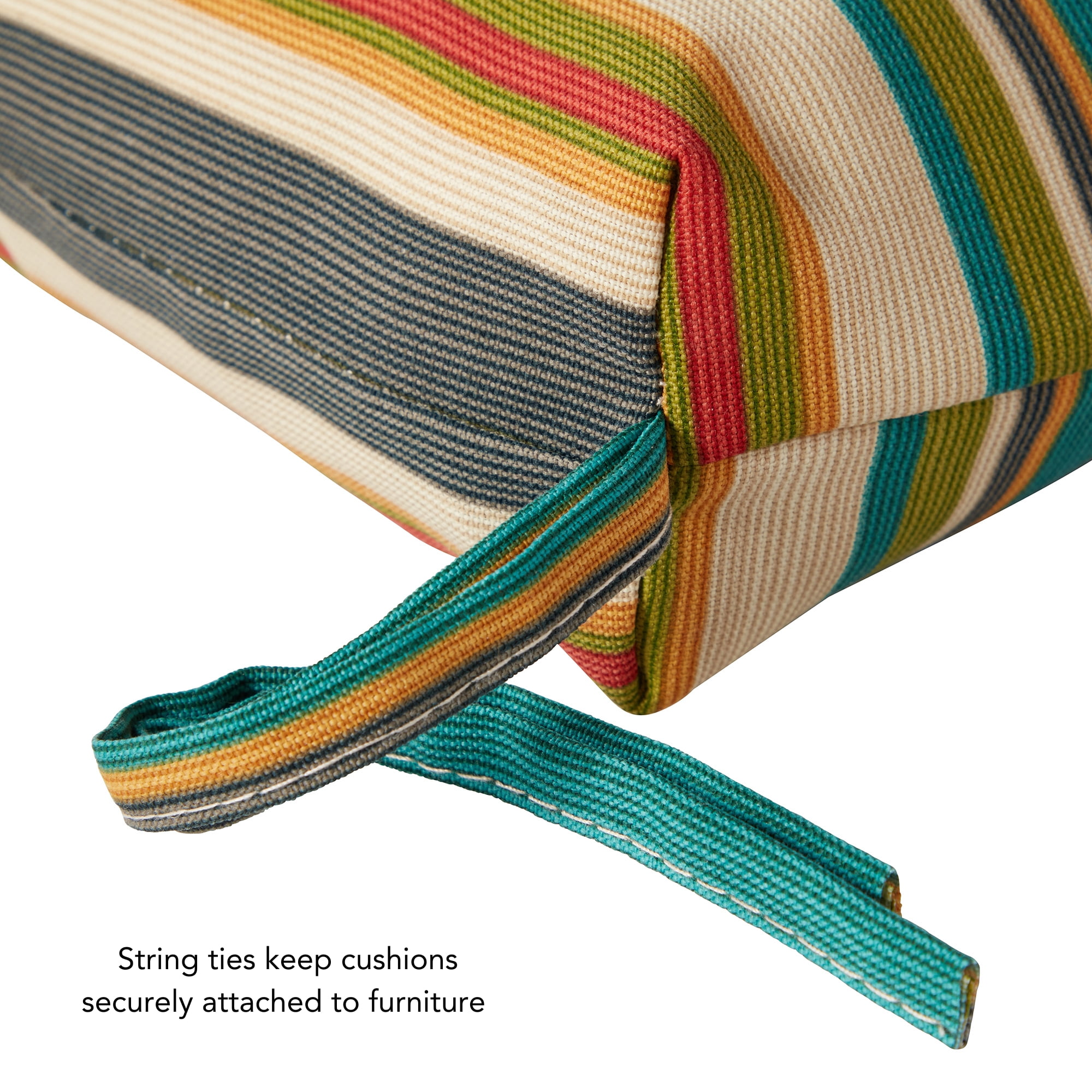 Greendale Home Fashions Outdoor 44'' x 22'' High Back Chair Cushion, Sunset Stripe