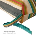 thumbnail image 4 of Greendale Home Fashions Outdoor 44'' x 22'' High Back Chair Cushion, Sunset Stripe, 4 of 9
