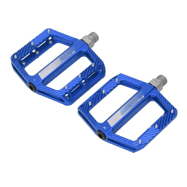 Pedales de Bicicleta, 1 par de pedales universales para plataforma de bicicleta construcción de Aleación de aluminio pedales grandes antideslizantes para reemplazo ráspido o