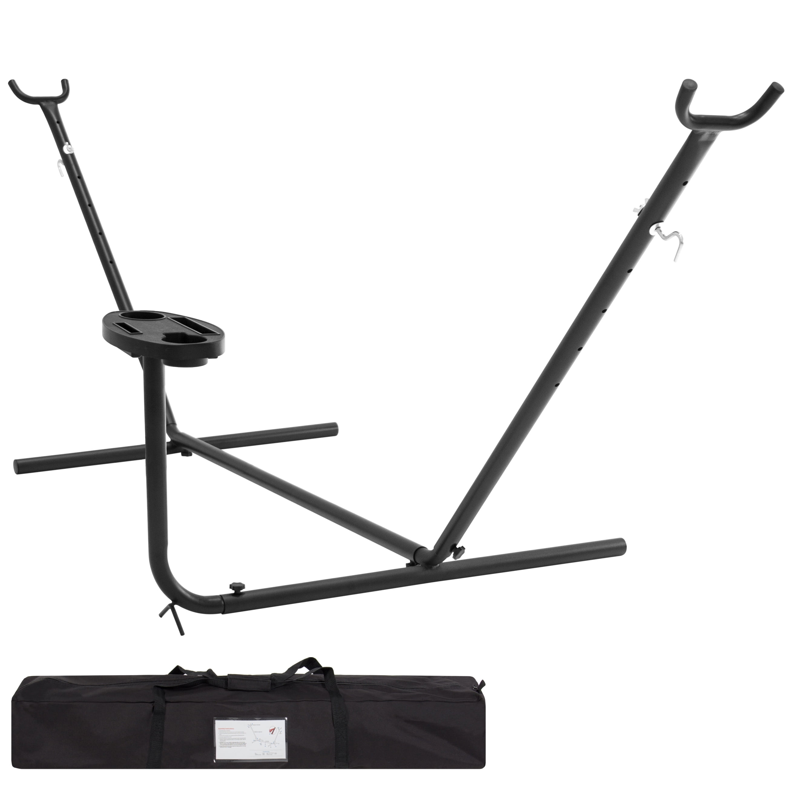 Best Choice Products Portable 10' Hammock Stand W Cup Holder Accessory Tray And Carrying... by