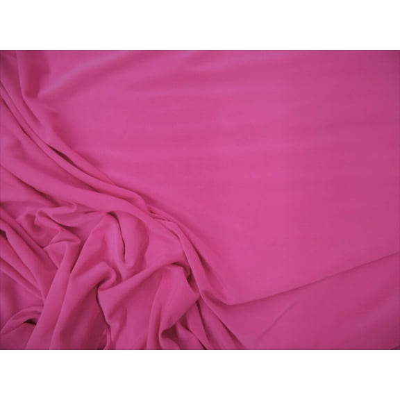Fabric Light Weight Polyester Spandex 4 way Stretch Neon Hot Pink D302