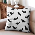thumbnail image 3 of Trick or Treat Throw Pillow Cases 18x18 Inch Set of 2 Happy Halloween Pumpkin Pillow Cover Sofa Bed Throw Cushion Cover for Living Room Decor, 3 of 6