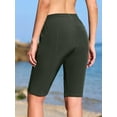 thumbnail image 6 of Anwell Womens Drawstring Swim Capris Swimming Pants for Women High Waisted Swimsuit Bottoms with Pockets UPF50+, 6 of 7