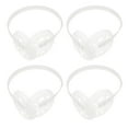 thumbnail image 4 of BESTOYARD 4Pcs Warm Earmuff Base Ear Muff Frame White Plastic for Friends Skating 6.7*5.7*3in, 4 of 8