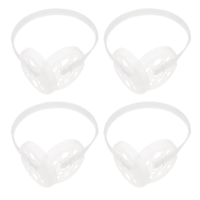 CIMAXIC 4Pcs Warm Earmuff DIY Frame Winter Ear Muff Inner Rack DIY Earmuff Supplies,6.69"X5.71"X2.95"