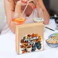 thumbnail image 3 of Yayeee Napkin Holder for Table Kitchen Paper Tissue Organization, Autumn Day Pattern, 3 of 8