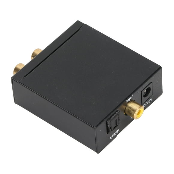 Digital To Analog Converter, Plug And Play HD Converter Aluminum Alloy 24bit Resolution For TV Box For Game Console