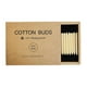 thumbnail image 1 of Hisopos de de bambú 200 cuenta | Hisopo de de | Almohadillas de oreja de doble punta | Capullos de biodegradables | Negro, 1 of 7