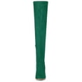 thumbnail image 2 of Unique Bargains Women's Round Toe Chunky Heel over The Knee High Boots, 2 of 6
