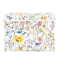 thumbnail image 7 of Yayeee Collapsible Cube Storage Bin with Lid Fabric Closet Decorative Basket with Handles, Watercolor Wildflowers, 7 of 7
