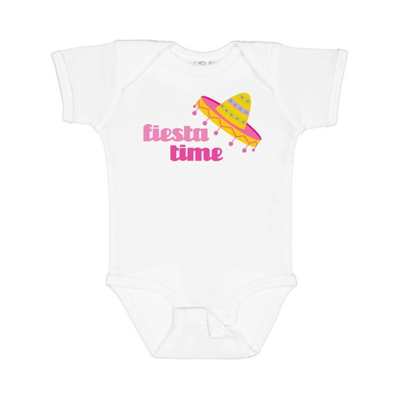 Inktastic Fiesta Pink Sombrero Girls Baby Bodysuit