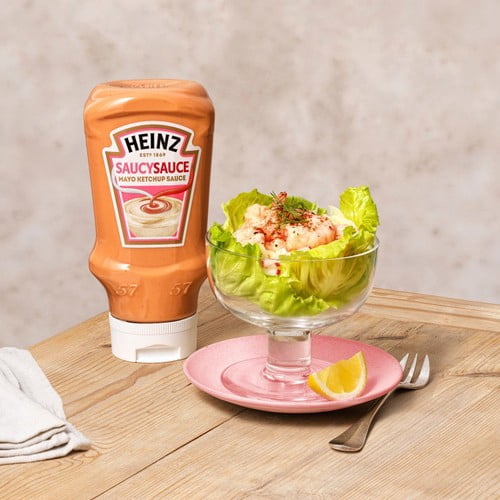Heinz Saucy Sauce Mayonnaise Ketchup Sauce 425ml, British Import (Pack of 2)