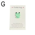 thumbnail image 5 of Little Pocket Frog Hug Token, Pocket Hug Heart with Greeting Cards, Thinking Encouragement Adorable Greeting Gifts, Card, 5 of 6
