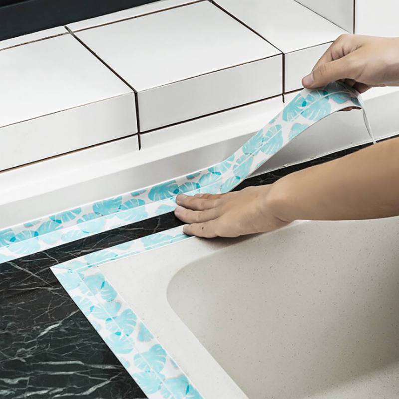 Printed Decorative Caulk Strip SelfAdhesive Mildewproof Waterproof for