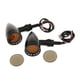 thumbnail image 3 of Luz Trasera de Señal de Y de 2 Piezas, 20 LED, para Motocicleta, Negro + Rojo #5 shamjiam Pon la luz de cruce, 3 of 8