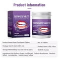 thumbnail image 4 of Purple Toothpaste Tablets For Teeth Color Correction 30pcs Grapes Mint Flavor, 4 of 8