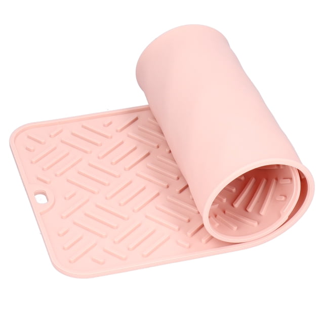 Estera de Secado de Silicona, Estera de Escritorio, Estera de Mesa, Estera de Secado Escaldado para Encimera de Cocina, Esteras Resistentes al Calor para