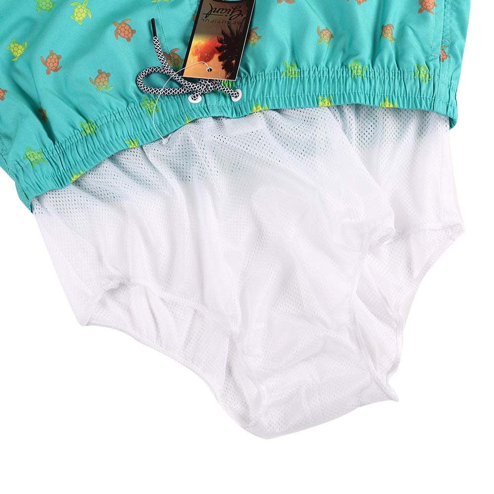 Beautiful Giant Boys' Swim Trunks Quick Dry Hawaii Swimwear Bathing Suit Briefs 2 Pack, Sizes 8-18