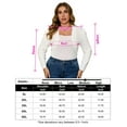 thumbnail image 6 of Yesfashion Women's Long Sleeve Cardigan Knit Sweaters Cropped Open Front Short Curved Cardigan, 6 of 6