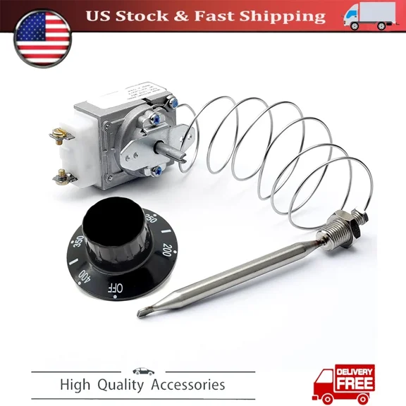 Aniceparthy 60125401 Deep Fryer Thermostat For 1175, RX-1-36 200-400°F Temperature Range