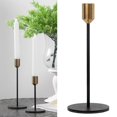 thumbnail image 4 of candeliere, candeliere de de hierro, candeliere de vintage, decoración para hogar para San Valentín, Navidad, boda, comedor, negro L Macarena titular de candelabro, 4 of 8