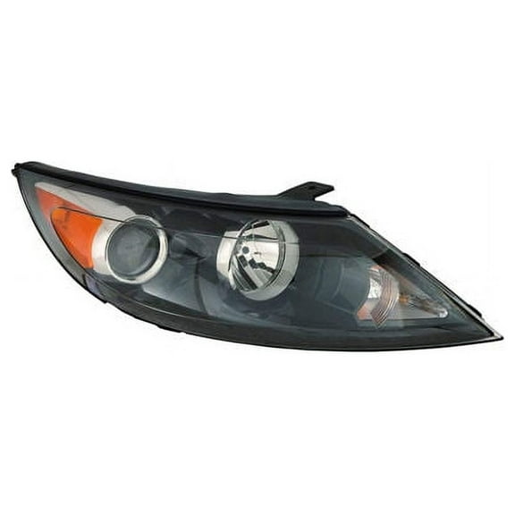 Right Passenger Side Headlight Assembly - Compatible with 2011 - 2012 Kia Sportage