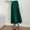 Green, variant on Womens Casual High Waist Satin Skirt Elegant Elastic Design for All Occasions Fashionable Bottom Wear