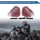 thumbnail image 2 of Accesorios de Casco de Motocicleta Decoración Orejas de Gato Gradientes para Cascos de Motocicleta Bicicleta Esquí Rosa Raíz de Loto Pegatina 1 Juego, 2 of 6