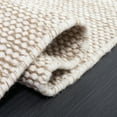 thumbnail image 5 of SAFAVIEH Natura Mellony Solid Area Rug, Taupe/Ivory, 6' x 6' Square, 5 of 8