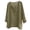BI35_Army Green, variant on Mens 3/4 Sleeve Linen Shirt Summer Retro V Neck Tshirt Casual Boho Loose Fit Pullovers Army Green XL