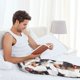 thumbnail image 5 of Fotbe Happy Dog Faces Collage Pantalones de Pijama para Hombre, Pantalones de Dormir, Pantalones de Casa con Cintura Ajustable y Bolsillos-Large, 5 of 6