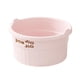 thumbnail image 2 of Bañera de pies, cubo ligero y portátil para baño de pies con puntos de masaje para relajación y pedicura en el hogar. Rosa, 2 of 8