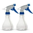 thumbnail image 2 of DecorRack 2 Plastic Spray Bottles 10oz Clear Empty Spray Bottle, Professional Sprayer with Adjustable Nozzle for Cleaning Solutions, Kitchen, Garden, Hair, Plants, Leak Proof Fine Mist Bottl, 2 of 3