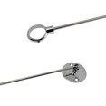 thumbnail image 6 of Naiture Half-Oval Stainless Steel Shower Rod, Shower Curtain Rod with Swivel Ceiling Support in 36" L X 36" W, Chrome Finish, 6 of 7