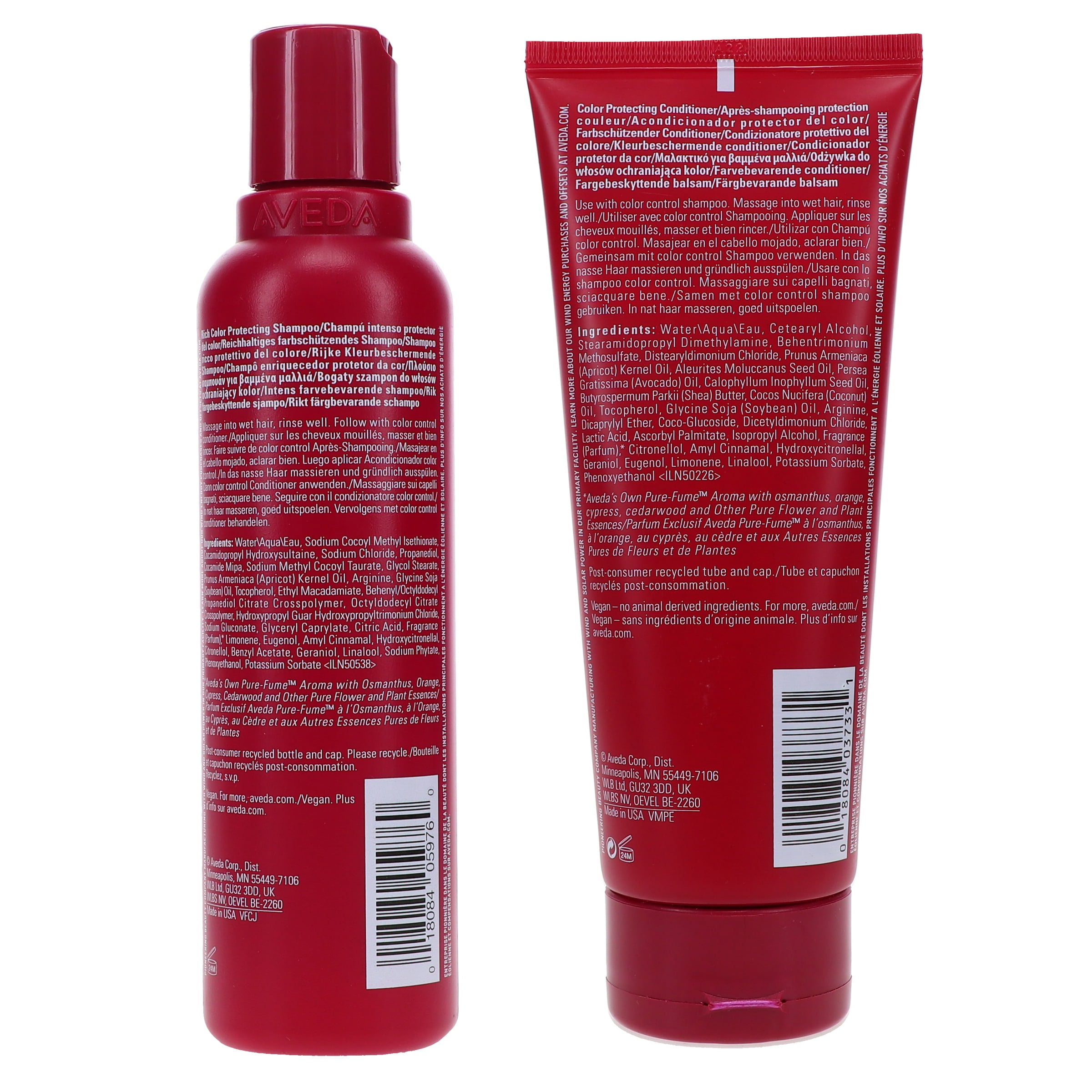 Aveda Color Control Shampoo and Conditioner Combo Pack, 6.7 oz