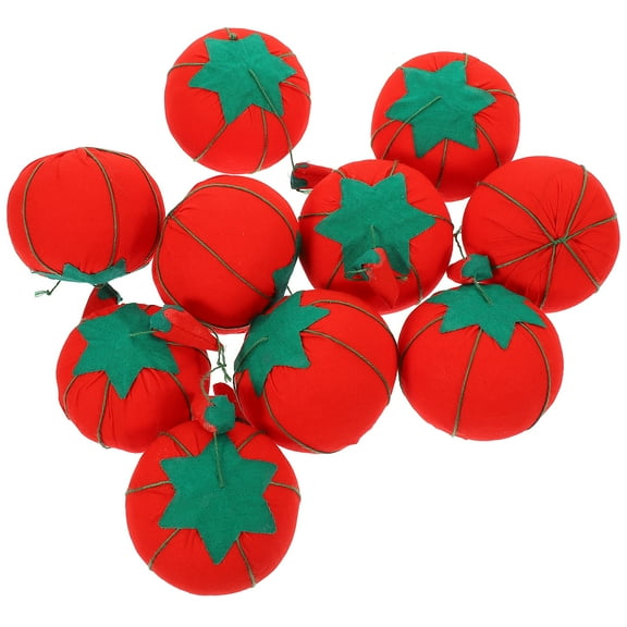 Needle and Wire Kit Accessories Pin Cushions for Sewing Cute Cotton Fabric Tools Holder Quilting Wearable Seat 10 Pcs