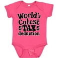 thumbnail image 3 of Inktastic Baby Worlds Cutest Tax Deduction Boys or Girls Baby Bodysuit, 3 of 5