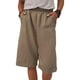 thumbnail image 5 of Pantalones cortos, pantalones casuales de color sólido para mujer, pantalones de pierna recta, decoración del hogar, 5 of 5