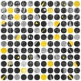 thumbnail image 2 of Atelier B Art Studio 26x26 Gold Ornate Wood Framed with Double Matting Museum Art Print Titled - Circles Grunge, 2 of 4