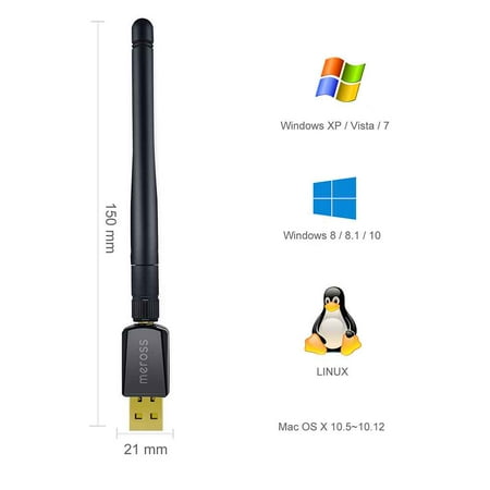 Bonrich 300M/600M/1200M Wireless NetworkSupport Windows XP / Vista / 7 / 8 / 8.1 / 10, Mac OS X 10.4~10.12, Linux operating