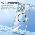 thumbnail image 5 of Magsafe Étui Magnétique Compatible avec Iphone 14 Pro Max/14 Pro/14 Plus/14, Protecteur d'Objectif en Silicone Transparent, 5 of 5
