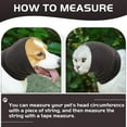 thumbnail image 6 of 2Pcs Dog Head Cover Quiet Dog Headband No Shake Ear Wrap Anxiety Relief & Calming Dogs, Hood for Dogs, Pet Ear Protector Dog Calming Hoodie Ear Cover Muffs for Dogs Noise Protection Grooming Bathing, 6 of 7