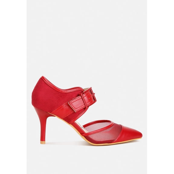 Aneri Buckle Detail Pump Sandals