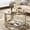 Transparent, variant on 31" Mirror Coffee Table, Circular Coffee Table With Asymmetrical Metal Legs, Black