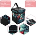 thumbnail image 2 of Hearts Battle Mini Car Trash Can with Foldable Lid, Leak-proof Design and Hanging Storage Bag for Auto - Car Trash Can, 2 of 6